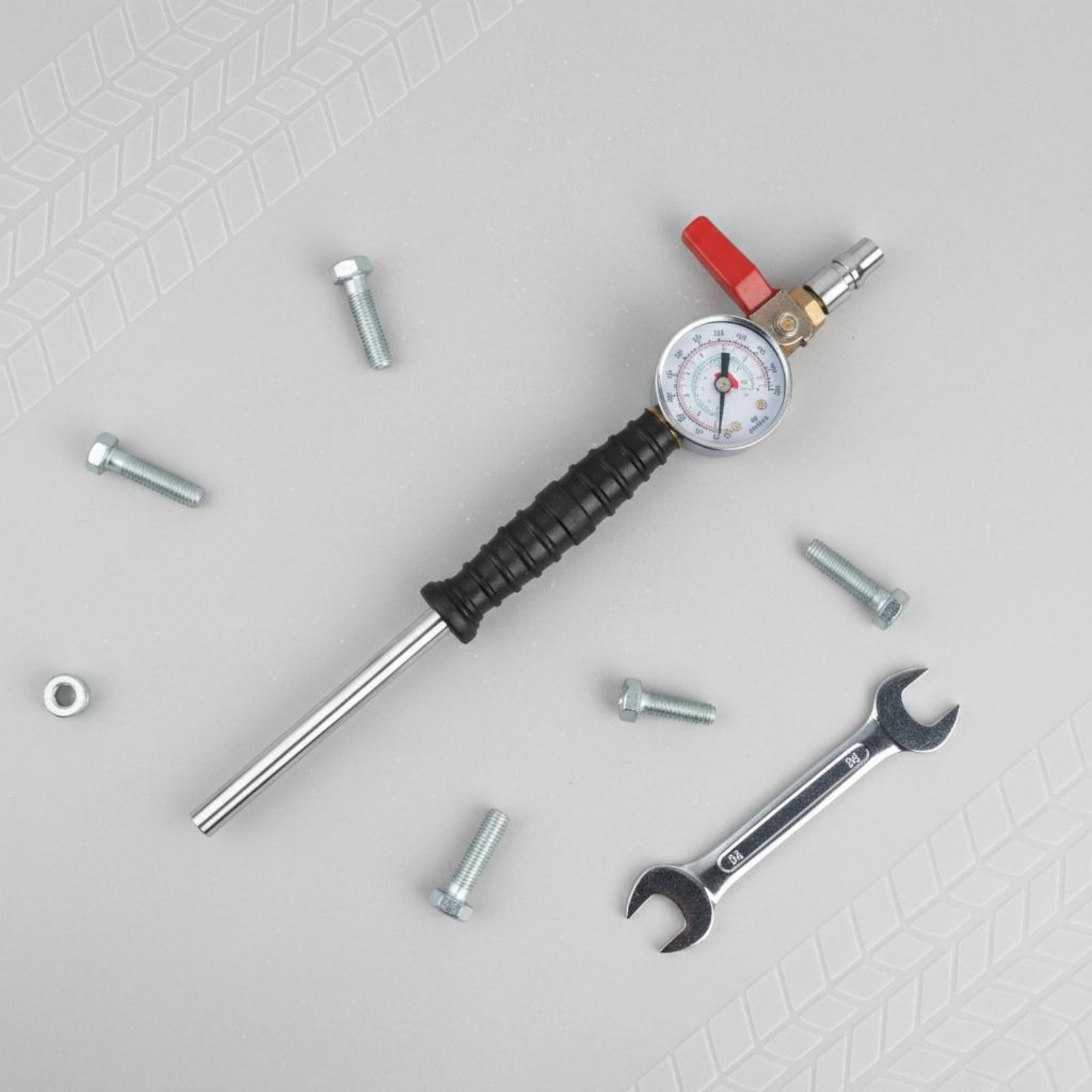 Tools For Garage - Varilla de Inflado Rápido de Neumáticos,