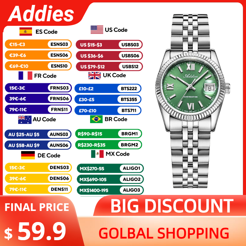 Tools Quality - Reloj de lujo Addies de alta