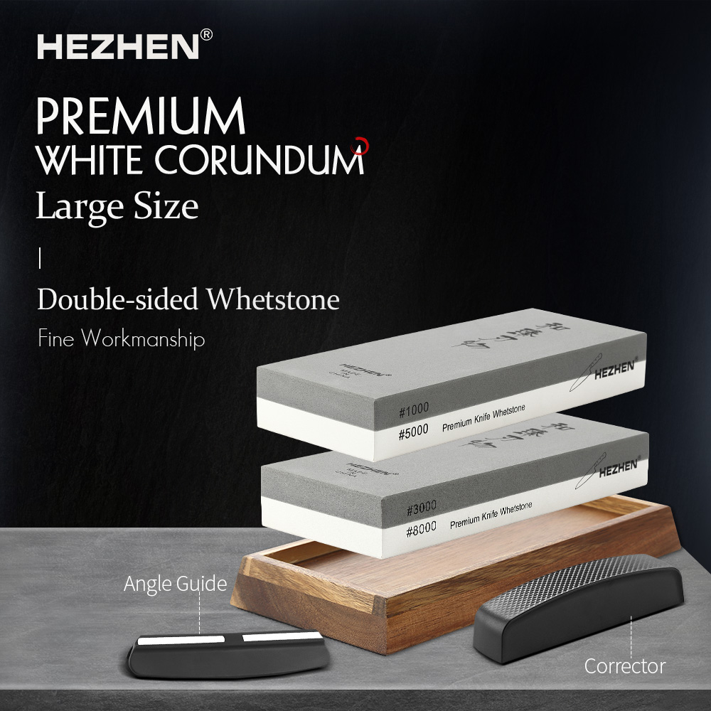 Sharpening Stone Whetstone - HEZHEN-afilador de diamante para cuchillos de