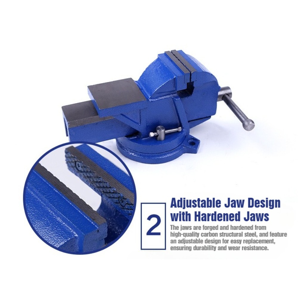 Tornillo de Banco de Hierro Fu - Bench Vise Swivel reseña y precio