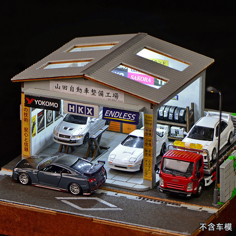 Kit de Diorama de Taller de Re - Tools For Garage reseña y precio