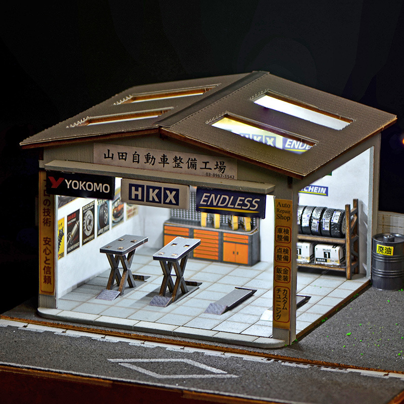 Kit de Diorama de Taller de Re - Tools For Garage reseña y precio