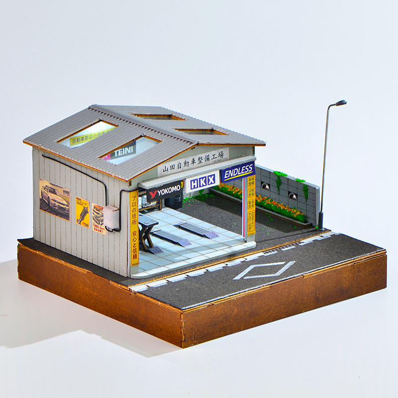 Kit de Diorama de Taller de Re - Tools For Garage reseña y precio