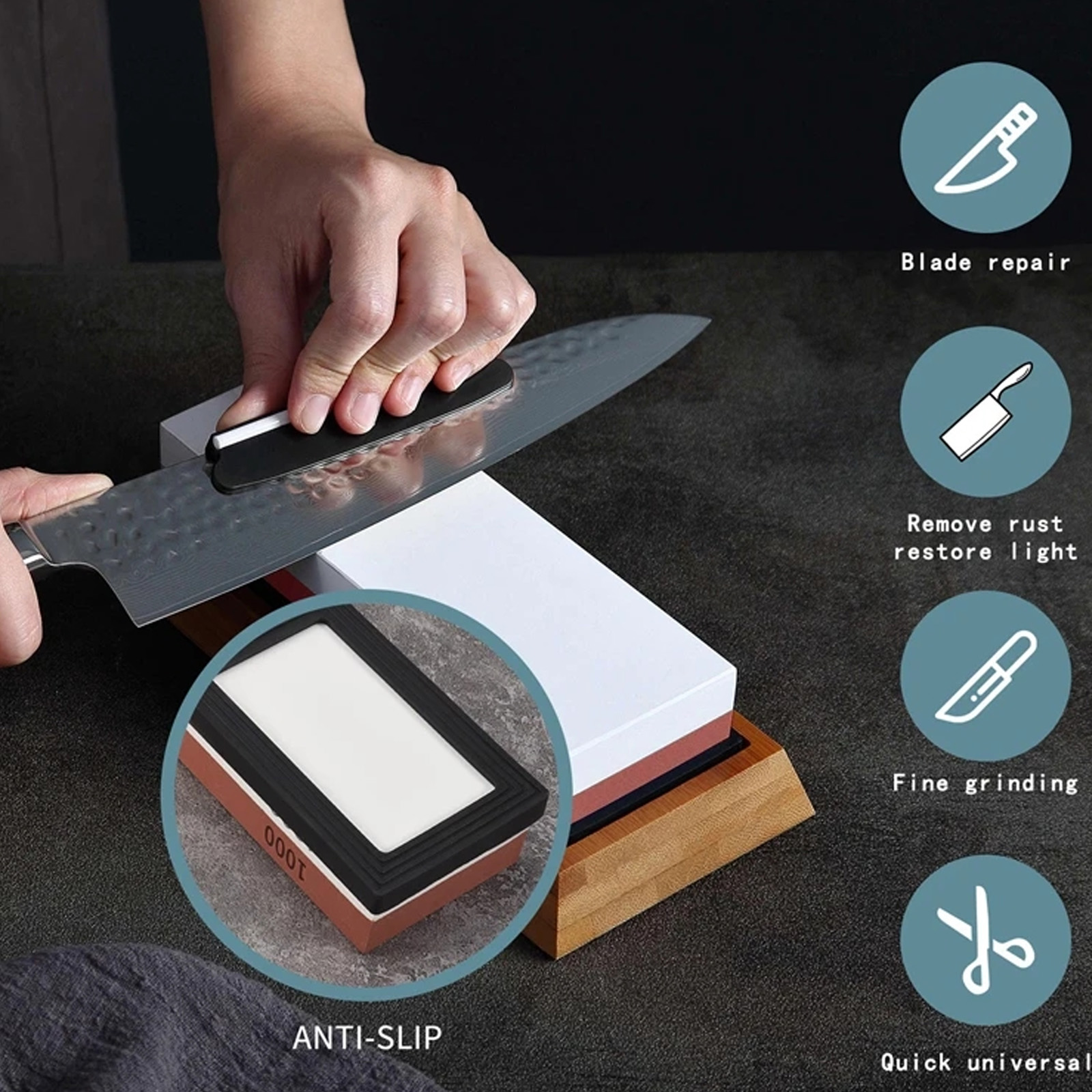 Piedras de afilar, afilador de - Sharpening Stone Whetstone reseña y precio
