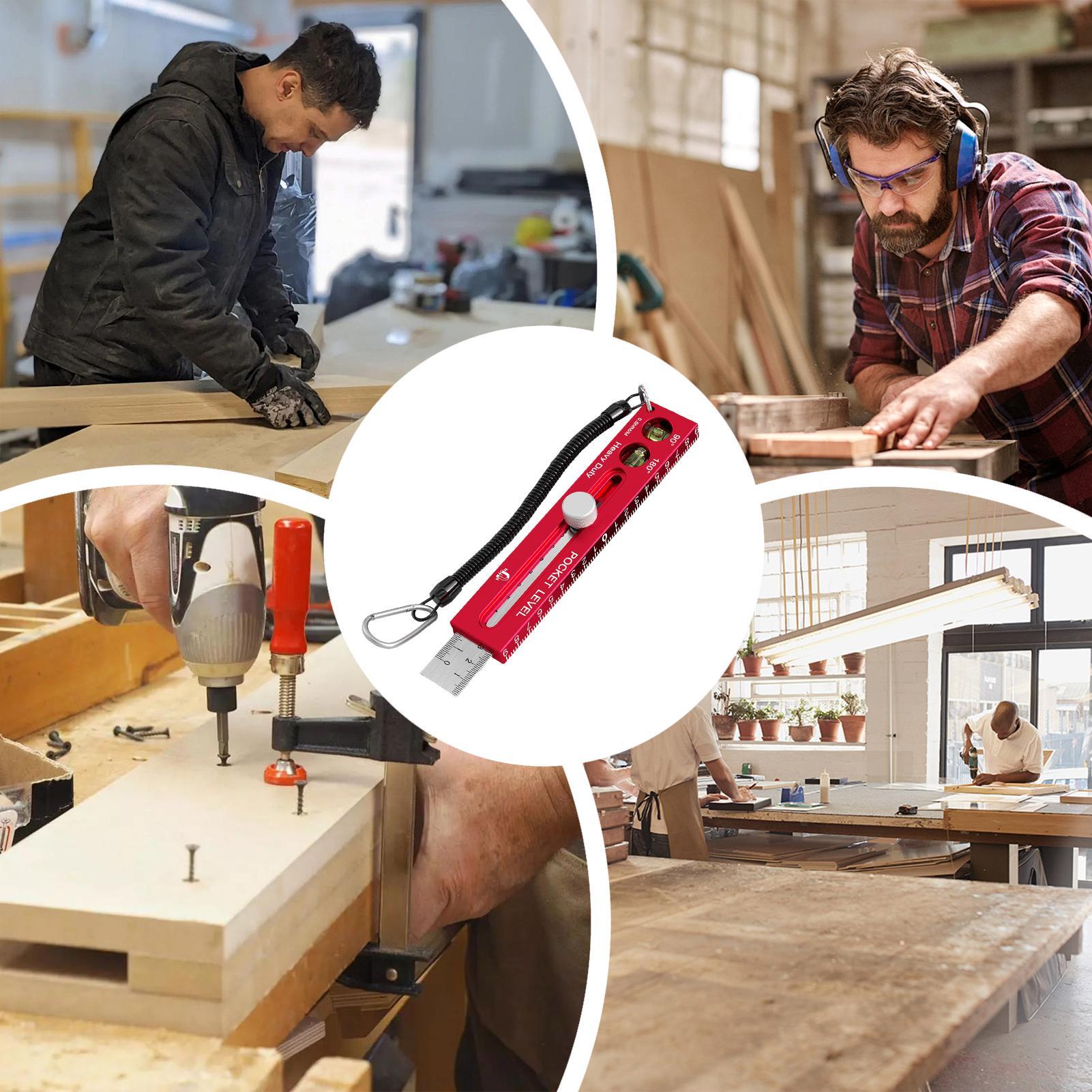 Regla Magnética para Carpinter - Marking Tools In Workshop reseña y precio