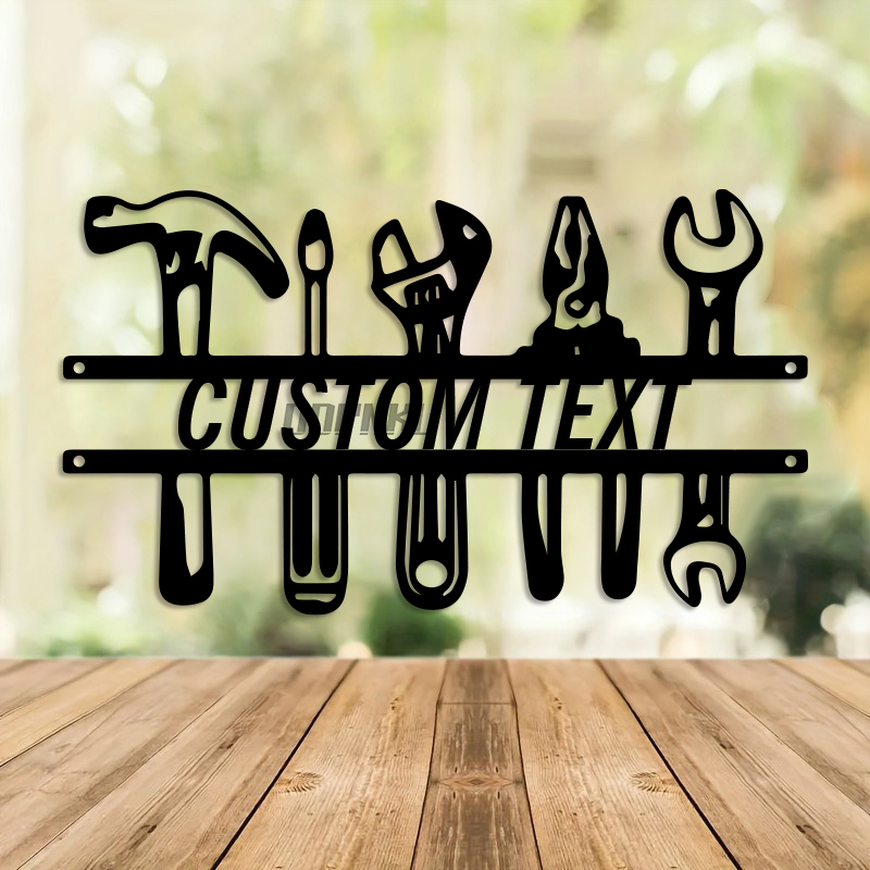 Arte de pared de hierro de est - Workshop Tools With Name reseña y precio