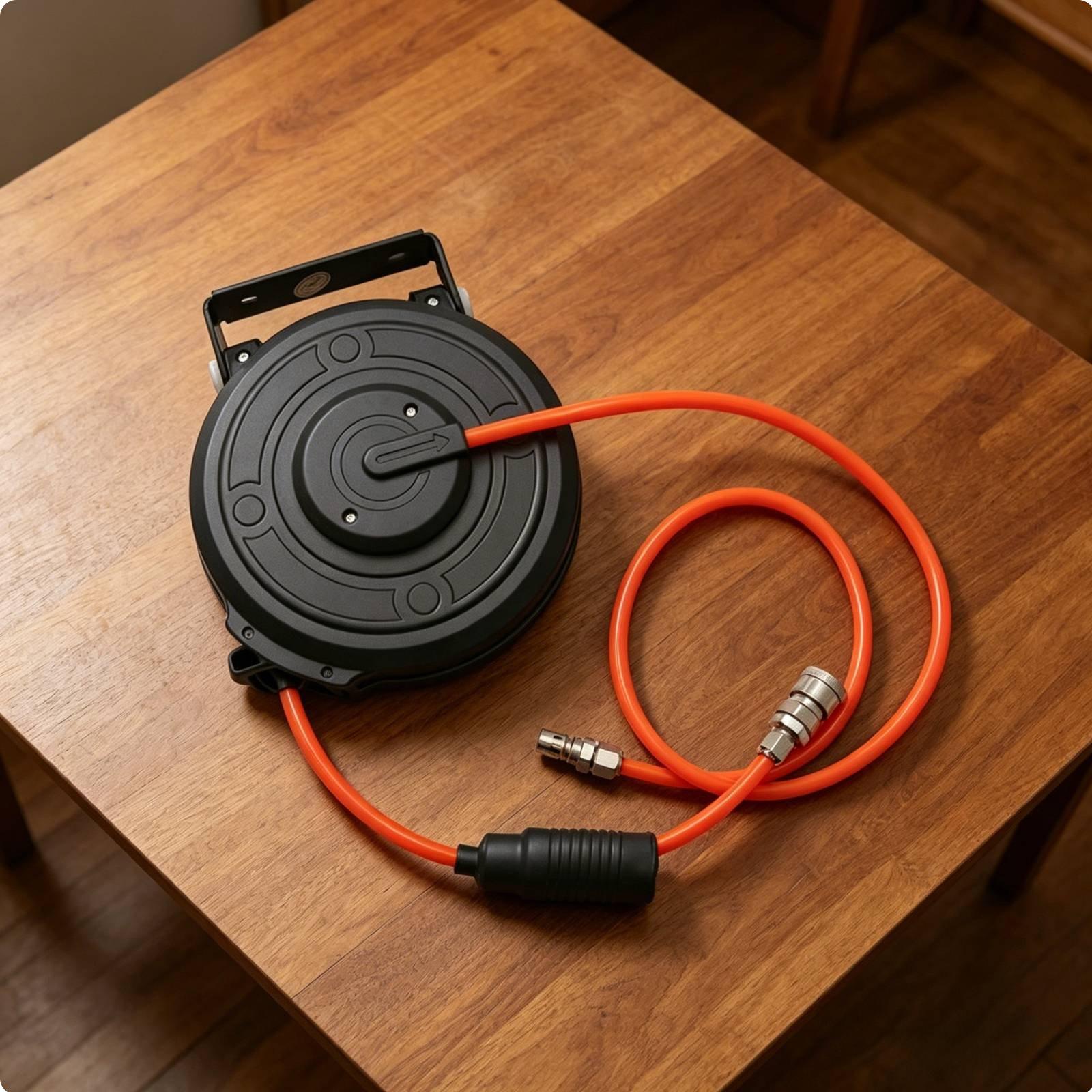 Carrete retráctil para manguer - Tools For Garage reseña y precio