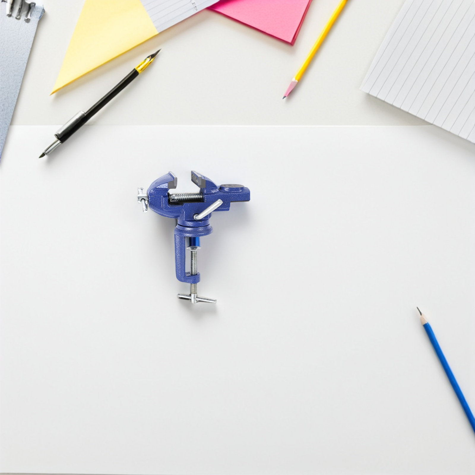 Mini tornillo de banco girator - Bench Vise Swivel reseña y precio
