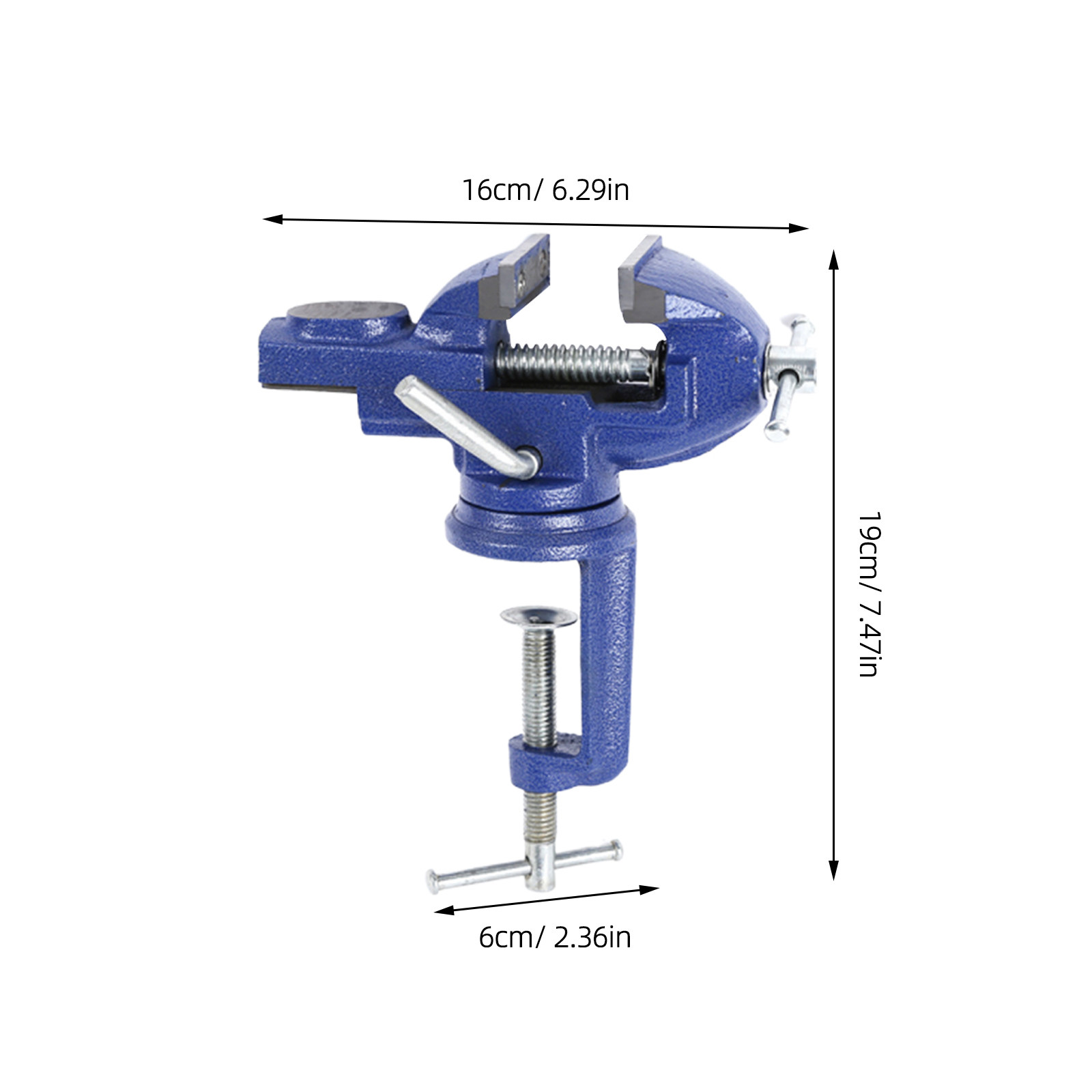 Mini tornillo de banco girator - Bench Vise Swivel reseña y precio