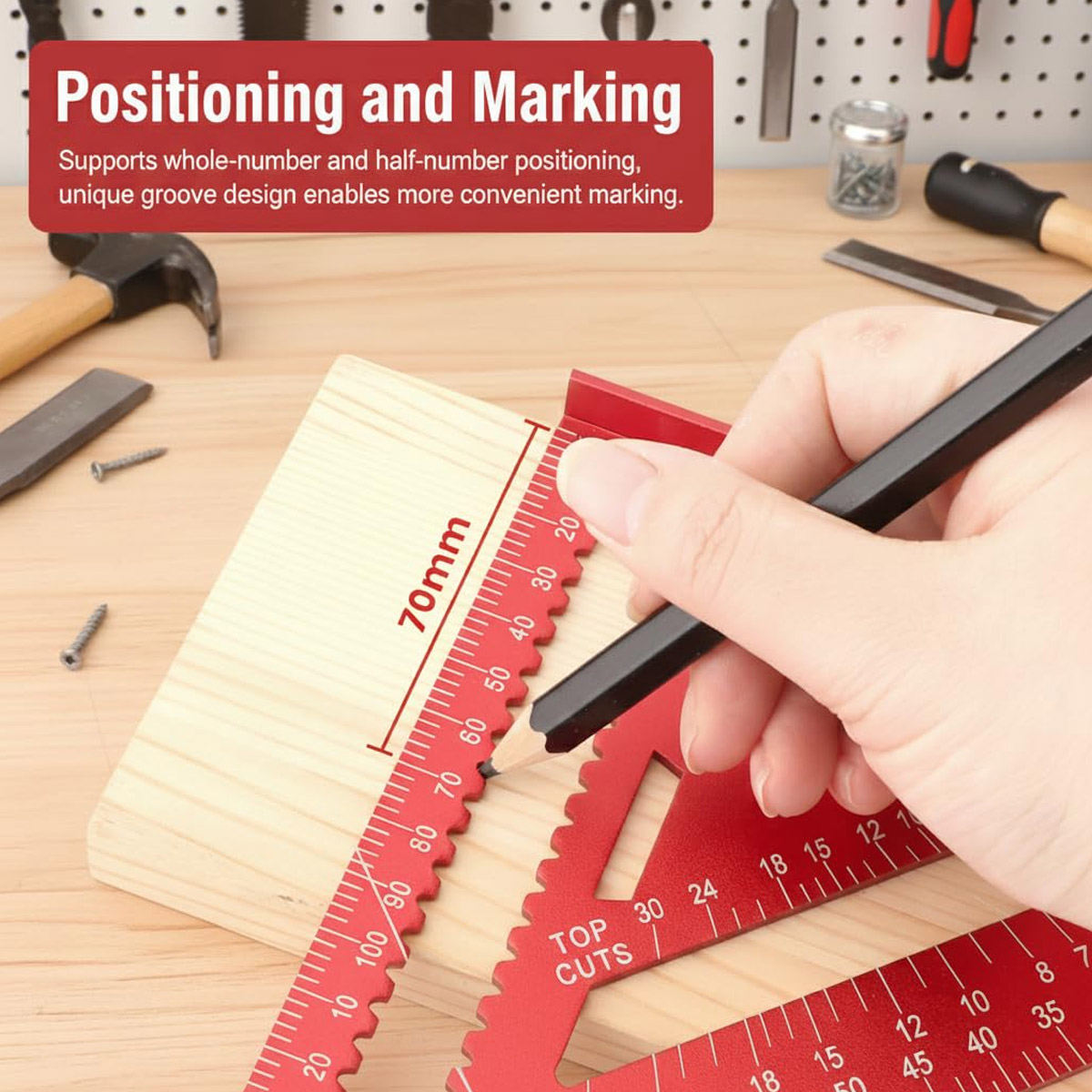 Regla Triangular de Alta Preci - Workshop Measuring Tools reseña y precio