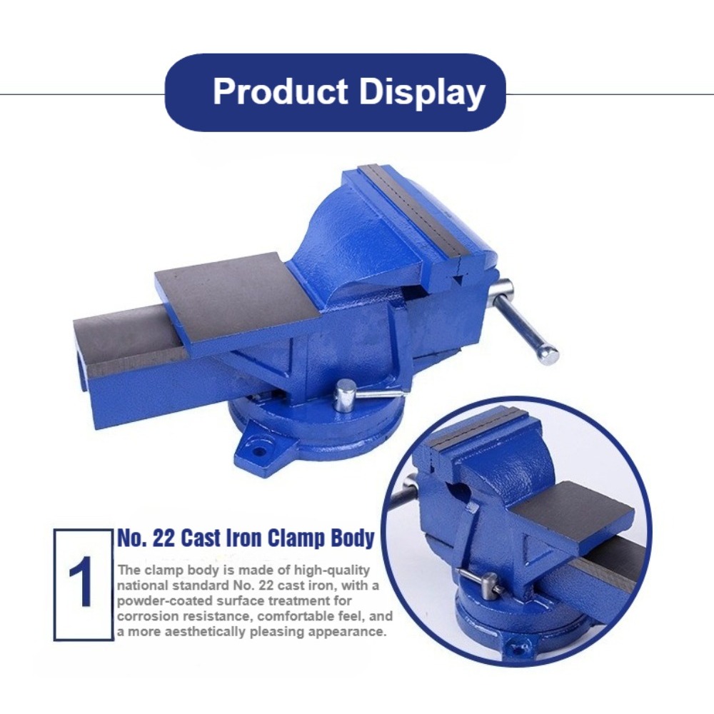 Tornillo de Banco Resistente d - Bench Vise Swivel reseña y precio