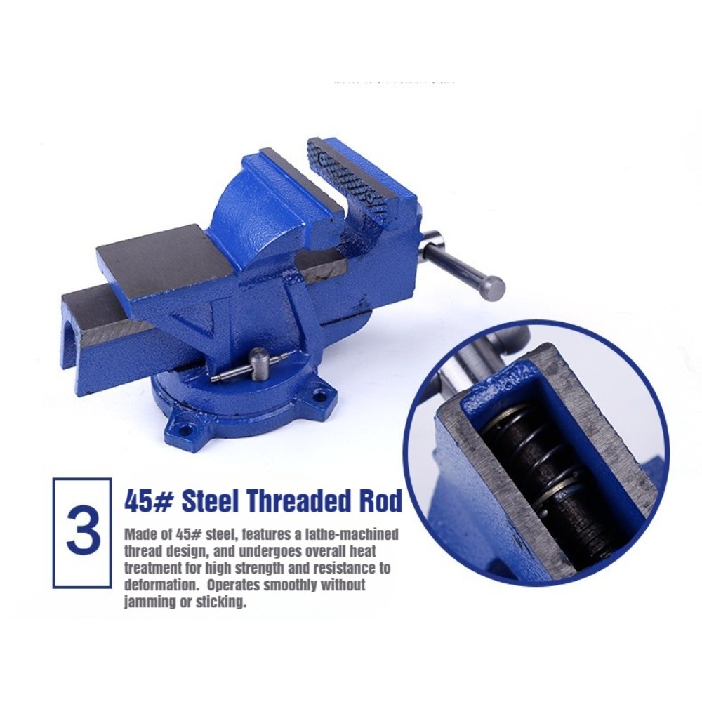 Tornillo de Banco Resistente d - Bench Vise Swivel reseña y precio