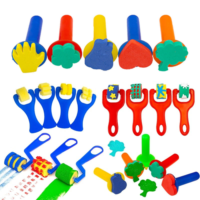 Kits de pinceles de esponja pa - Tools Workshop Kids reseña y precio