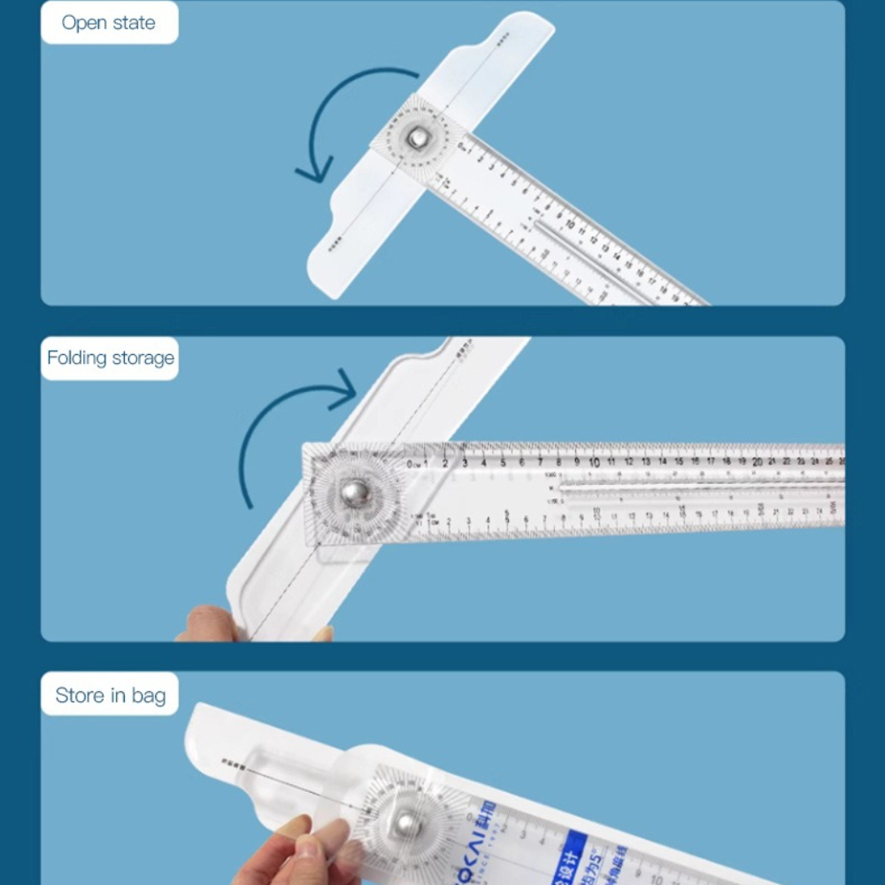 Regla en T de Doble Cara, Tran - Workshop Measuring Tools reseña y precio