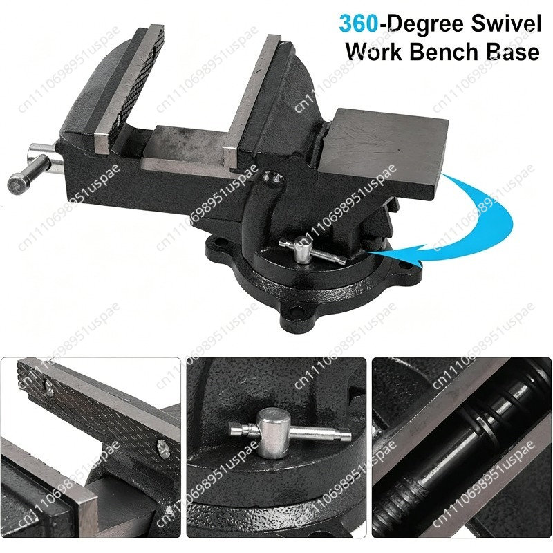 Tornillo de banco de alta resi - Bench Vise Swivel reseña y precio