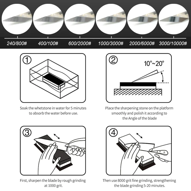 TAIDEA Afilador de cuchillos d - Sharpening Stone Whetstone reseña y precio