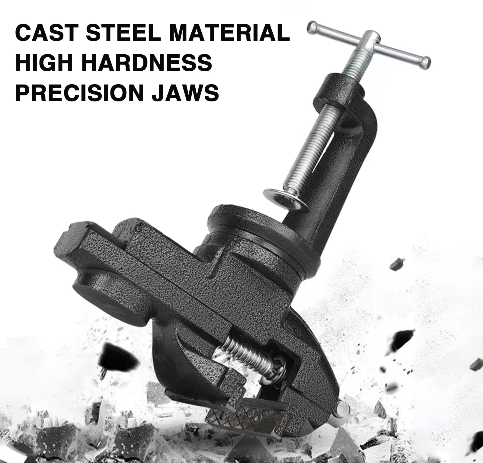Abrazadera de mesa pesada mult - Bench Vise Swivel reseña y precio