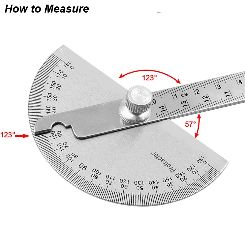 Transportador de ángulos de 18 - Workshop Measuring Tools reseña y precio