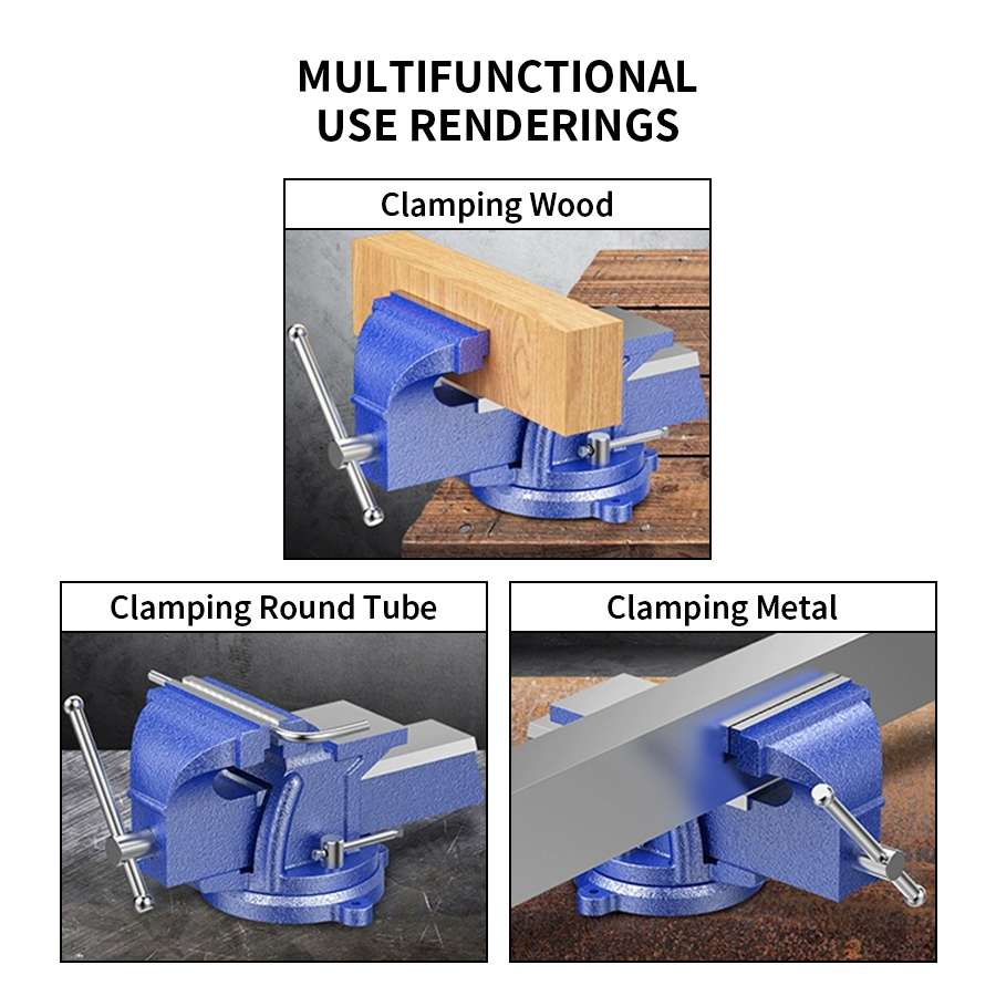 Tornillo de Banco de Alta Resi - Bench Vise Swivel reseña y precio
