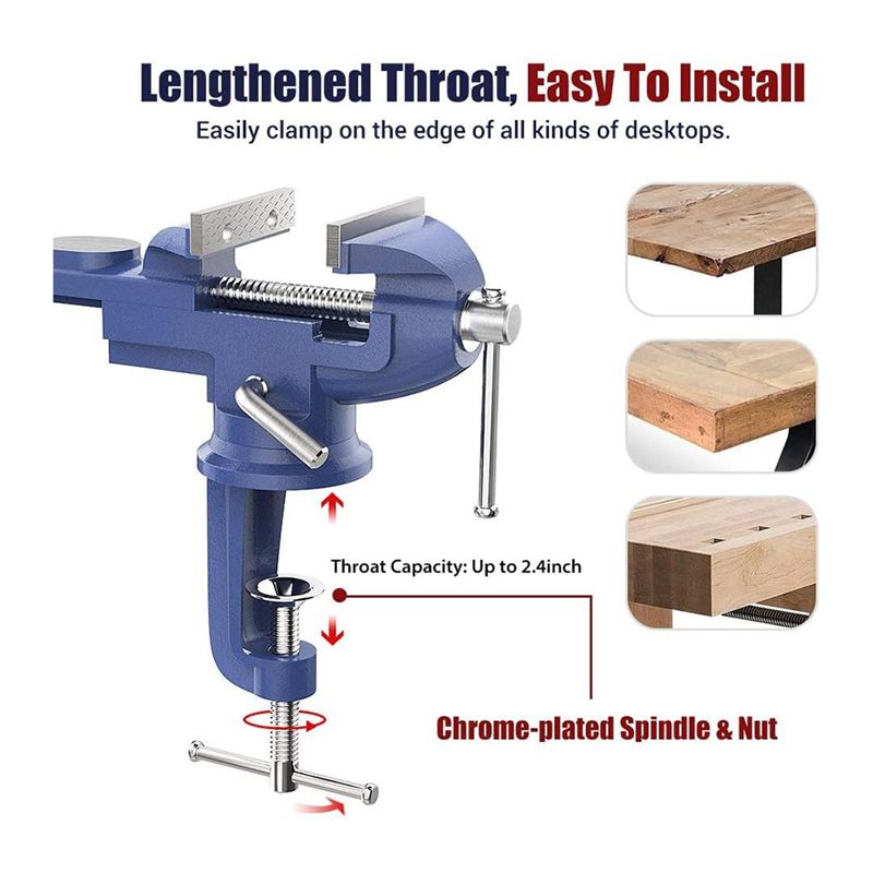Mordaza de banco KYCOR, abraza - Bench Vise Swivel reseña y precio