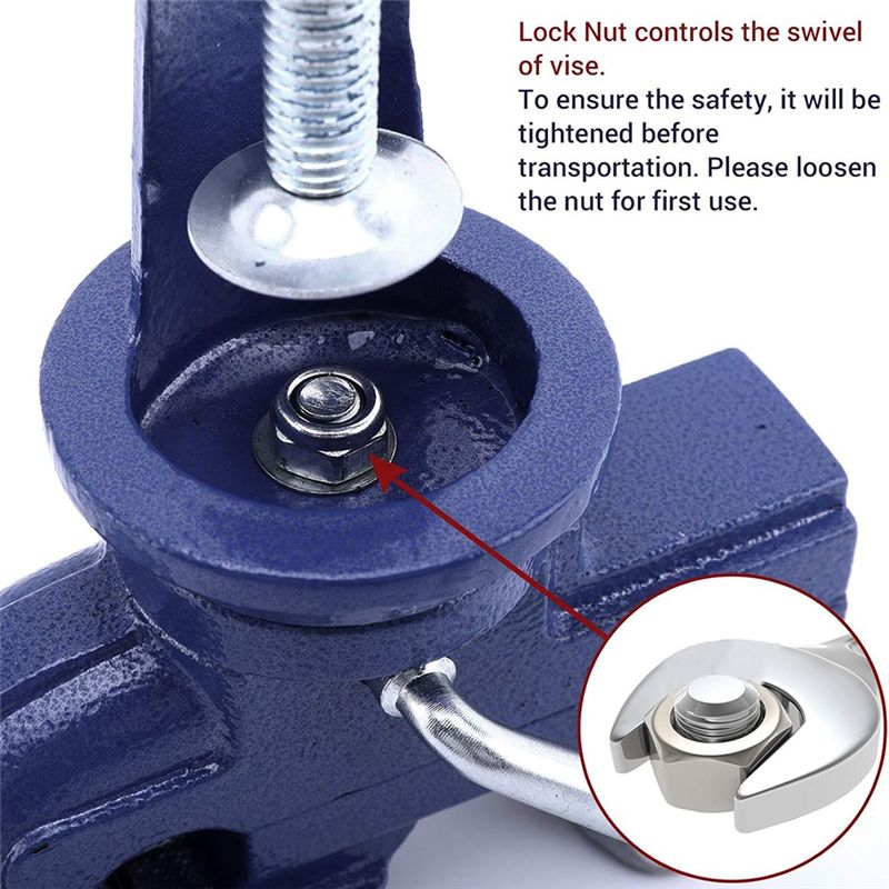 Mordaza de banco KYCOR, abraza - Bench Vise Swivel reseña y precio