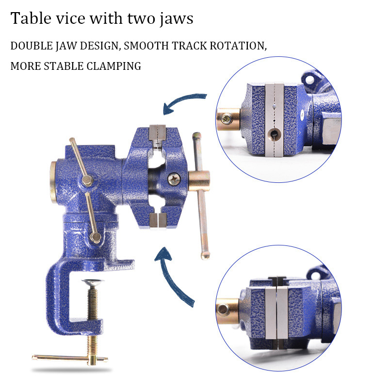 Tornillo de banco de trabajo d - Bench Vise Swivel reseña y precio