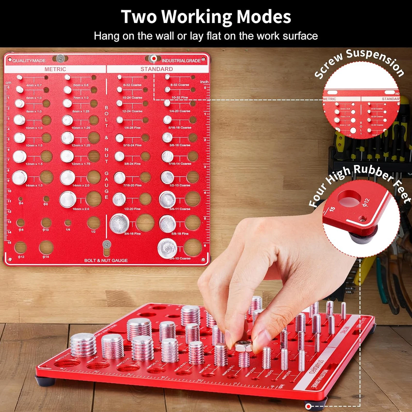 Juego de Calibres para Roscas  - Workshop Measuring Tools reseña y precio