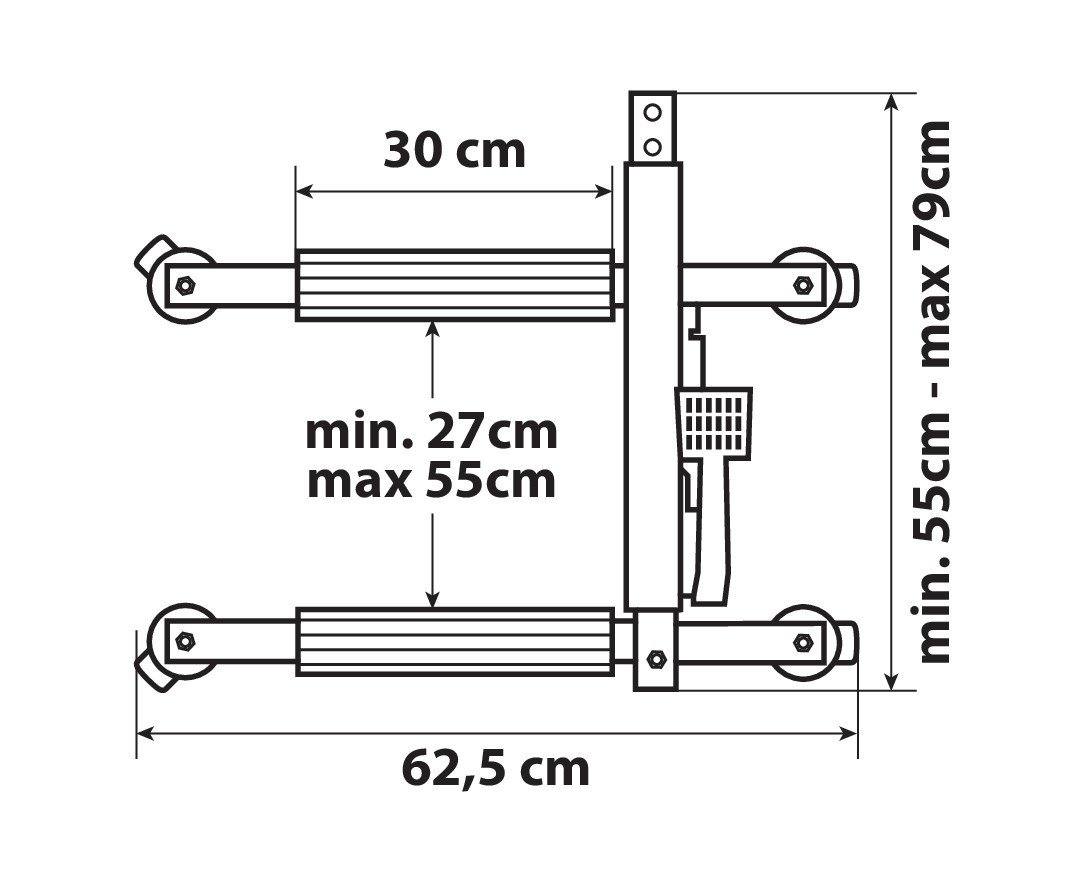 Ruedas de Posicionamiento Port - Tools For Garage reseña y precio