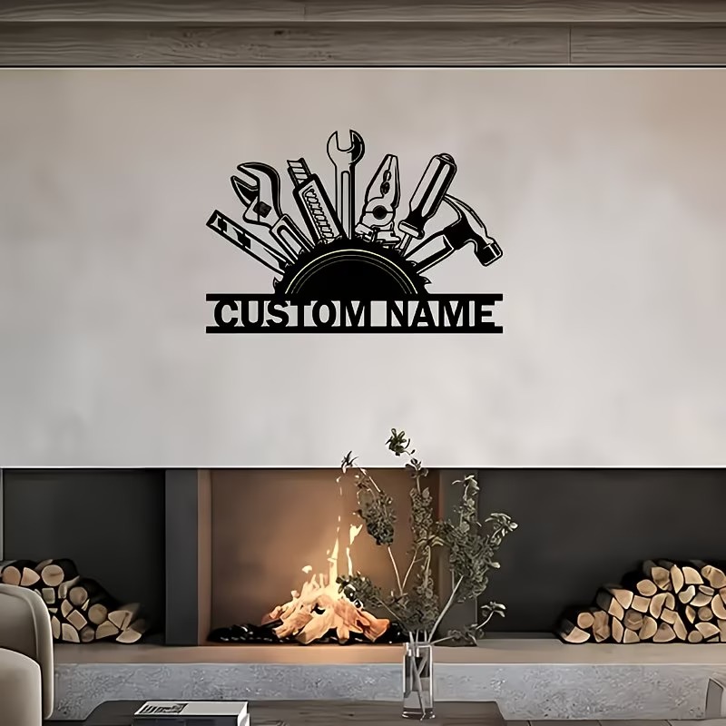 Arte de Pared de Metal Persona - Workshop Tools With Name reseña y precio